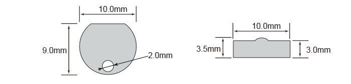 UHF小圆形RFID抗金属标签 RT-D10