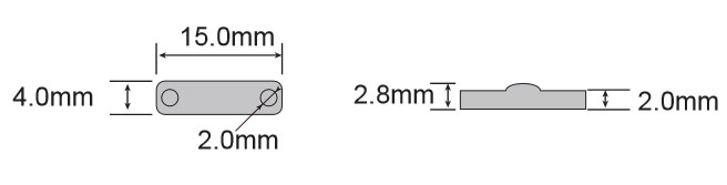 可应用于金属表面UHF超高频标签 RT-1504