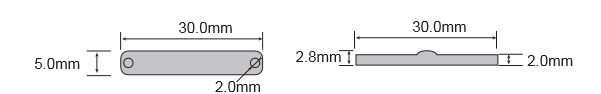 RFID超高频抗金属PCB标签 RT-3005